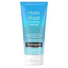 Neutrogena Hydro Boost face wash gel-cream texture ideal for gentle exfoliation and hydration.
