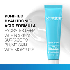 Close-up of Neutrogena Hydro Boost Under Eye Cream gel-cream texture.