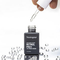 Neutrogena Rapid Wrinkle Repair serum close-up label highlighting 0.5 percent retinol.