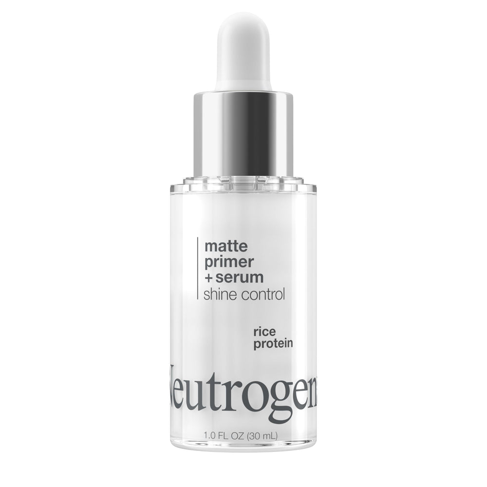 Neutrogena Shine Control Matte Booster bottle for oil absorption and matte finish.