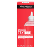 Neutrogena Stubborn Texture liquid exfoliant bottle for gentle exfoliation