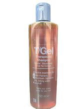 Neutrogena T-Gel therapeutic shampoo bottle ready for anti-dandruff cleansing