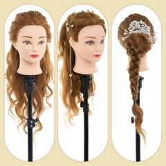Neverland mannequin head ideal for braiding and cosmetology education