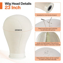 Neverland mannequin head for wigs included for realistic practice.