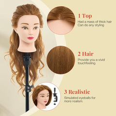 Neverland toolkit with 15 tools supports comprehensive hair styling practice