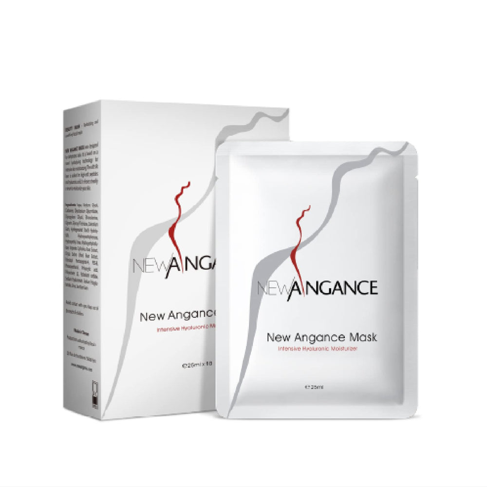NEW ANGANCE Mask small-molecule hyaluronic acid close-up for deep hydration