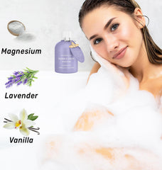 New Miuz lavender-vanilla aroma profile visual emphasizes soothing fragrance.