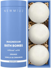 New Miuz magnesium bath bomb orange essence for post-workout mood lift.