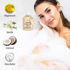 New Miuz magnesium epsom salt highlight for soothing, muscle-relaxing soak