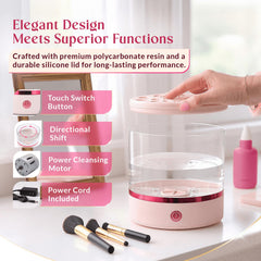 New Solutions 360° cleaner interior holds up to 17 brushes