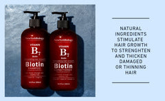 New York Biology Biotin Conditioner foam application demonstrates gentle cleansing for the scalp.