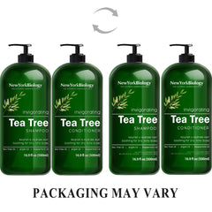 New York Biology Tea Tree Conditioner texture provides gentle moisture for color-treated hair.