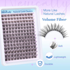 Newcally Lash Clusters Kit seal demonstrates protective sealant for longer wear and hygiene