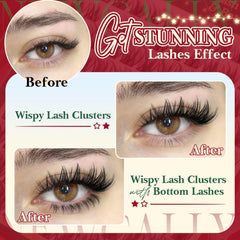 Silky-thin lash band in Newcally kit supports easy, beginner-friendly application.