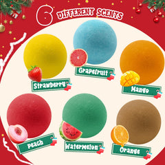 NEWFEIFAN Christmas bath bombs create a cozy family bath moment with shared fun