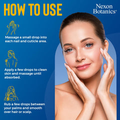 Nexon Botanics Aceite de Vitamina E para piel sensible sin fragancia.