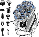 Next Beauty 9D floating head shaver for a smooth bald shave with enhanced coverage