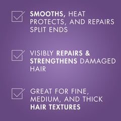 Nexxus Keraphix leave-in treatment on damp hair ready to nourish and protect