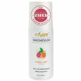 nfuse natural magnesium roll-on bottle highlighting mineral delivery for daily freshness.