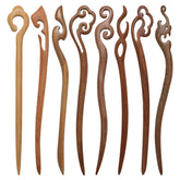 Ngdhkd wooden hair sticks, 7.1 inches, ideal for secure buns.