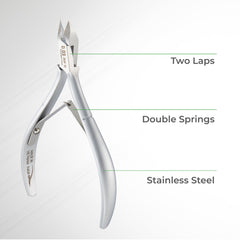 Nghia cuticle nipper D-03 JAW 16 stainless steel construction for lasting durability.