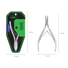 Nghia cuticle nipper D-07 JAW 14 blade closeup showing sharp edge