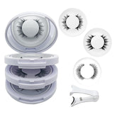 NGWDBA Hunnyfit magnetic lashes packaging highlights eco-friendly, reusable design for daily wear.