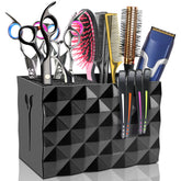 NICEMOVIC Barber Scissors Holder Box front view offers easy tool access at a busy station