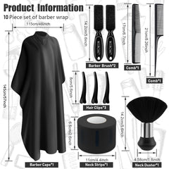 NICEMOVIC neck duster brush removes loose hair between steps