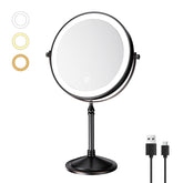 Nicesail rechargeable makeup mirror with 10x magnification for precise detail work