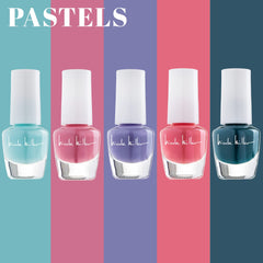 Nicole Miller mini nail polish set metallics for festive shimmer.