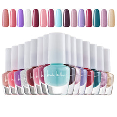 Nicole Miller mini nail polish set palette offers versatile shades for chic manis.