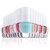 Nicole Miller New York mini nail polish set packaging close-up highlighting premium gift appeal.