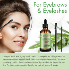 NIFEISHI rosemary oil with eyelashes brush for precise brow and lash application