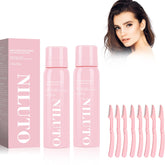 Niluto Hair Identifier Spray bottle with pink cap for precise face shaving prep.