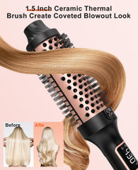 Nimmu LED display shows precise temperature control for tailored styling sessions.