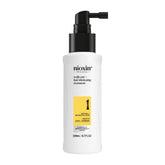 Nioxin front packaging showing System 1 bottle and label benefits