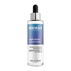 Nioxin front packaging showing bottle and benefits for fuller-looking hair