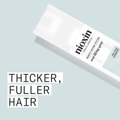 NIOXIN nozzle close-up highlighting easy spray control benefit