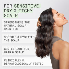 Nioxin leave-on treatment dropper applying targeted scalp comfort