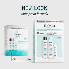 NIOXIN shampoo texture close-up illustrating gentle cleansing and flake removal