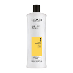 Nioxin front bottle showing product and instant volumizing benefit