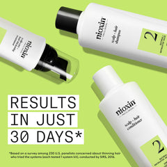 Nioxin conditioner creamy texture demonstrating lightweight moisturization and manageability