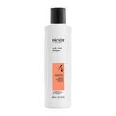 Nioxin System 4 front bottle showing clean professional packaging and product benefit