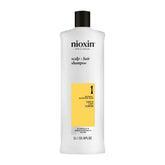 nioxin front packaging showing bottle and label benefiting visible product clarity