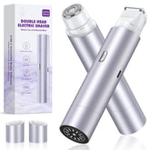 NIPOO bikini-trimmer dual-head cutters for quick, precise shaping.