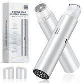 NIPOO Bikini Trimmer dual-head closeup for quick on-the-go grooming.