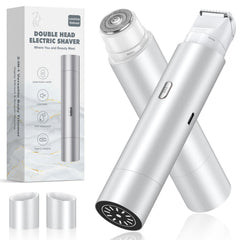 NIPOO Bikini Trimmer dual-head closeup for quick on-the-go grooming.