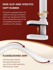 NIQZOPA practice hand's aluminum bone design supports bending for realistic positioning.
