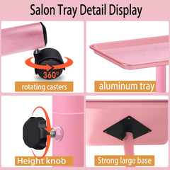 Niuadage salon-color-tray large plates enables spacious color work and easy organization.